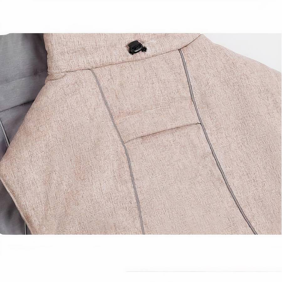 Manteau chaud et épais à col haut pour chiens Manteau chaud et épais à col haut pour chiens Vêtement chien Manteau pour chien couleur: Beige|Gris|Rose|Rouge