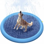 Tapis jet d’eau d’eau pour chien Accessoire chien couleur: Bleu|Bleu clair