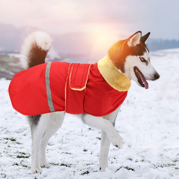 Vêtement chaud couleur unie pour chien Vêtement chien Manteau pour chien taille: 2XL|3XL|4XL|5XL|L|XL