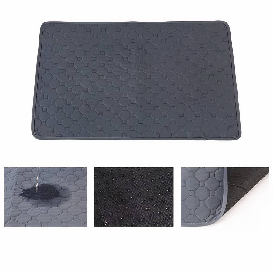 Tapis absorbant et imperméable, réutilisable pour chien - ABC chiens