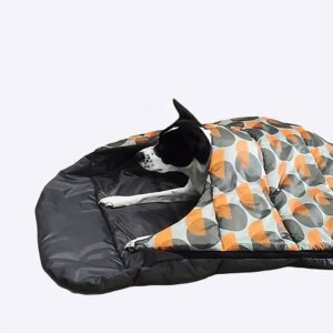 Sac de couchage de camping pour chien Couchage chien Sac de couchage pour chien couleur: Noir