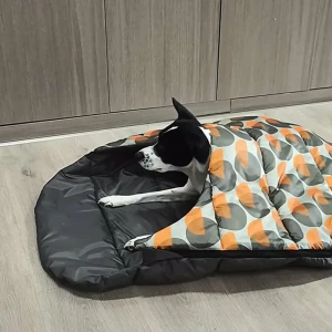 Sac de couchage de camping pour chien Couchage chien Sac de couchage pour chien couleur: Noir