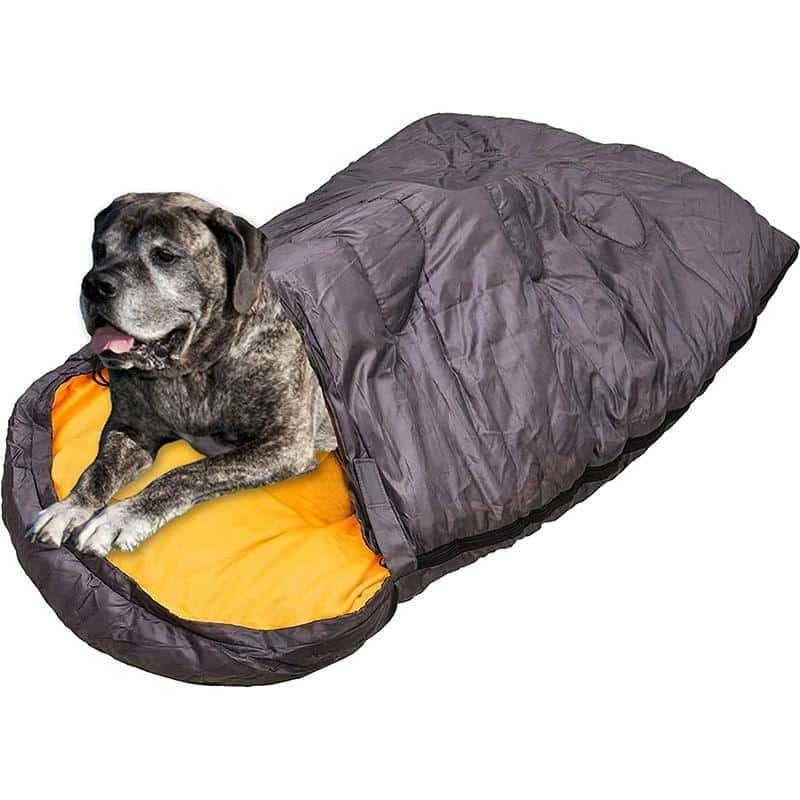 Sac de couchage pour chien confortable Sac de couchage pour chien Couchage chien couleur: Jaune