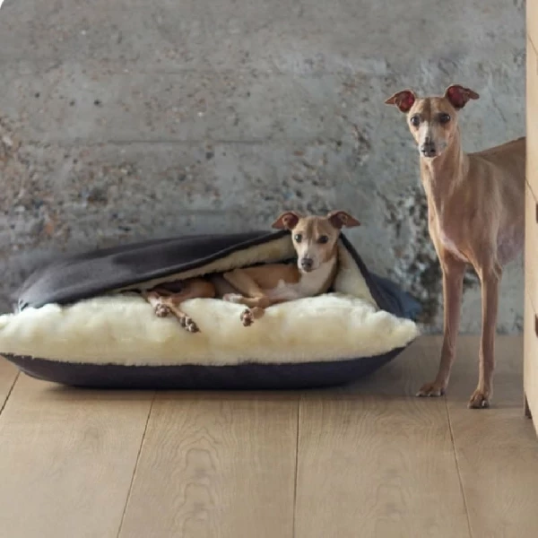 Sac de couchage pour chien coussin confortable Couchage chien Sac de couchage pour chien couleur: Beige|Bleu|Gris|Marron|Orange|Vert