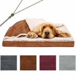 Sac de couchage pour chien en polaire douce Couchage chien Sac de couchage pour chien couleur: Gris|Gris clair|Marron|Rouge