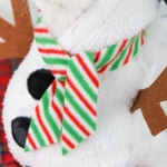 Déguisement de noël pour chien bonhomme de neige Déguisement de noël pour chien Déguisement pour chien Vêtement chien couleur: Blanc