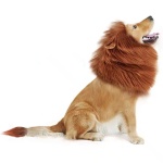 Perruque pour chien crinière de lion Perruques pour chien Déguisement pour chien couleur: Marron
