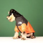 Veste en duvet pour chiens Manteau pour chien Vêtement chien Couleur: Orange Taille: S