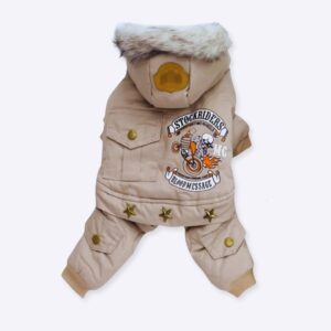 Doudoune pour chien rembourré
