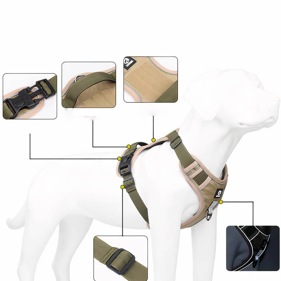 Harnais pour chien body safe wool beige XS'40-53cm, Beige, XS, 42638-32- XS